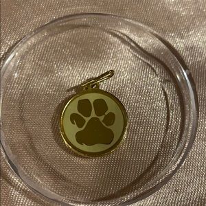 ALEX AND ANI paw prints necklace charm